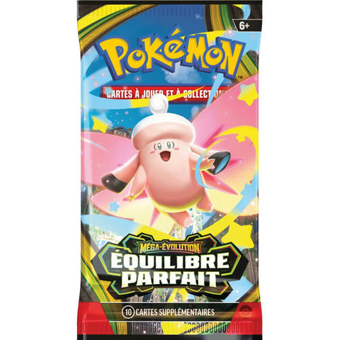 Booster Pokémon ME03 : Méga-Évolution Équilibre Parfait - 10 Cartes (VF / Français)
