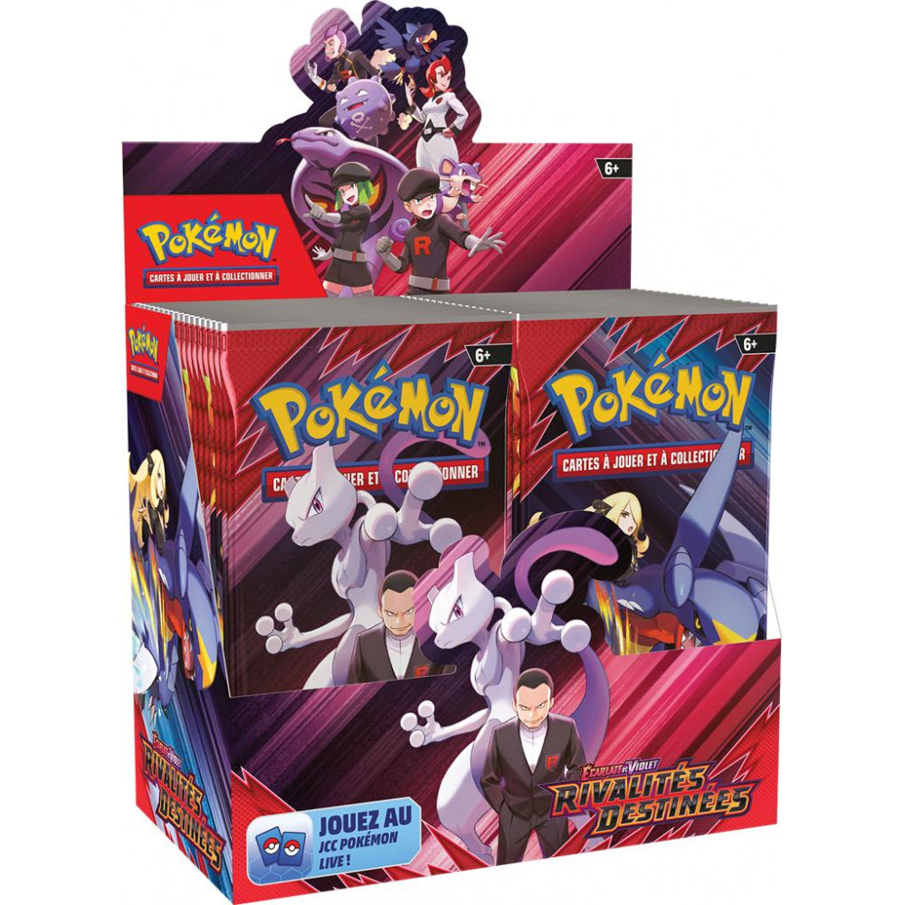 Display Pokémon EV10 : Écarlate et Violet Rivalités Destinées - Boîte de 36 Boosters (VF / Français)