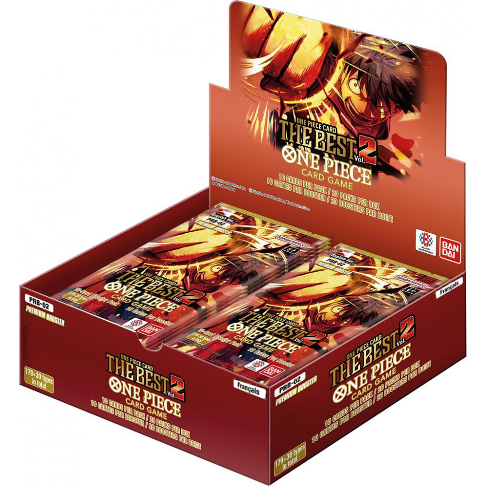 Display One Piece Card Game PRB-02 : Premium One Piece Card The Best 2 - Boîte de Boosters (VF / Français)