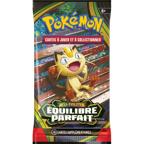 Booster Pokémon ME03 : Méga-Évolution Équilibre Parfait - 10 Cartes (VF / Français)