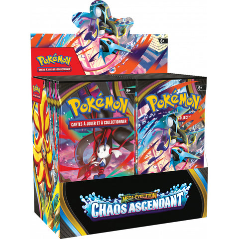Display Pokémon ME04 : Méga-Évolution Chaos Ascendant - Boîte de 36 Boosters (VF / Français)