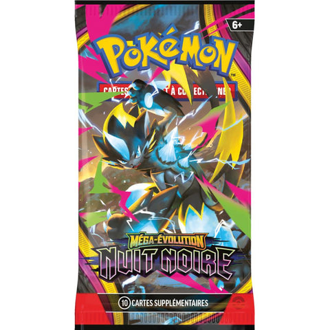 Booster Pokémon ME05 : Méga-Évolution Nuit Noire - 10 Cartes (VF / Français)