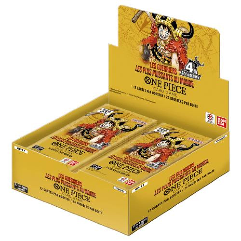 Display 24 Boosters One Piece OP17 : Les Guerriers les Plus Puissants au Monde (VF / Français)