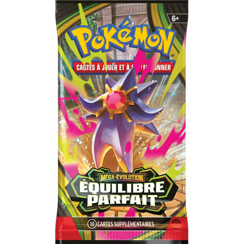 Booster Pokémon ME03 : Méga-Évolution Équilibre Parfait - 10 Cartes (VF / Français)