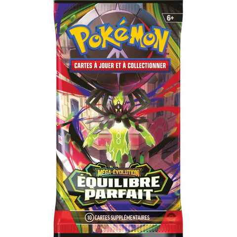 Booster Pokémon ME03 : Méga-Évolution Équilibre Parfait - 10 Cartes (VF / Français)