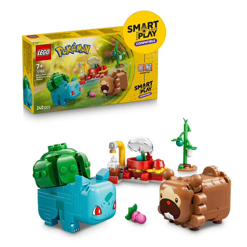 72155 - LEGO® Pokémon - SMART Play : Bulbizarre et Keunotor, délice de baies