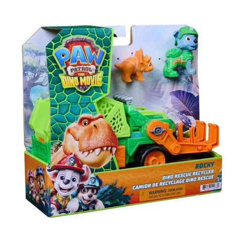 Véhicule + Figurine Rocky La Pat' Patrouille - Le Film Mission Dino