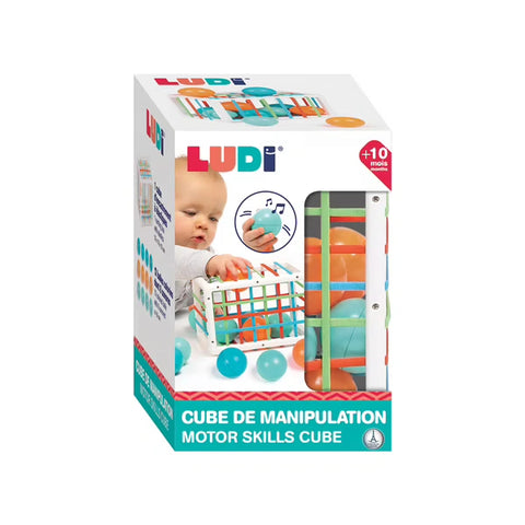 Cube de manipulation avec balles